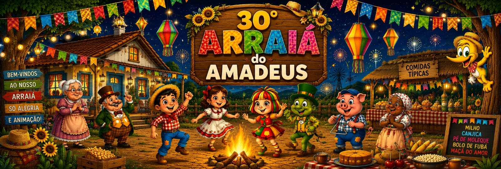 Arraiá do Amadeus – Festa Junina 2026